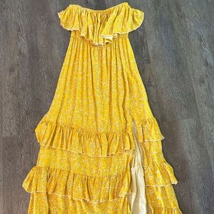 Yellow Floral Dress